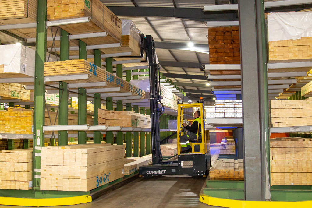 hout zijlader handling meerweg multidirectioneel